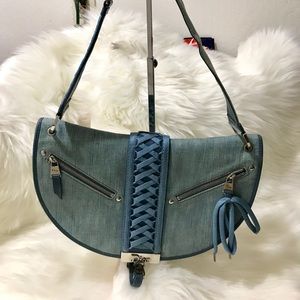DIOR denim shoulder bag